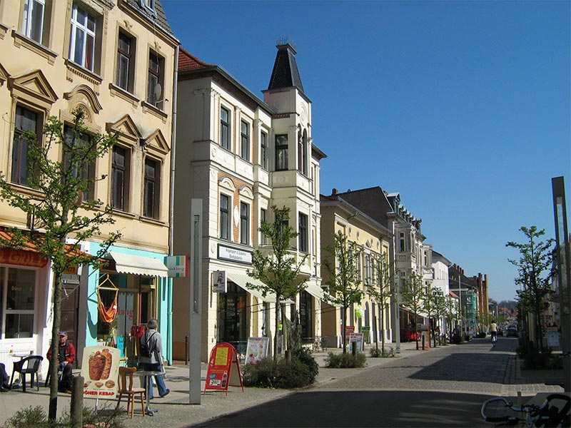 Einkaufsstraße Neustrelitz